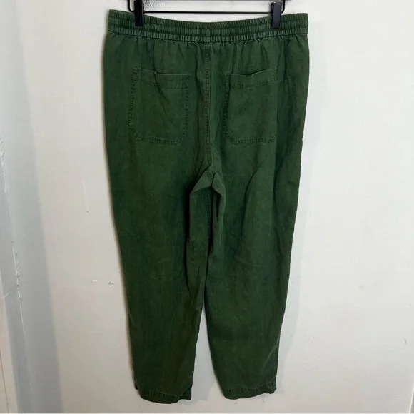 J. CREW- Seaside Pant in Linen Blend Casual Pull On Travel Lightweight Resort - Picture 4 of 7